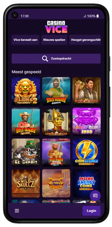 Casino Vice populaire slots overzicht